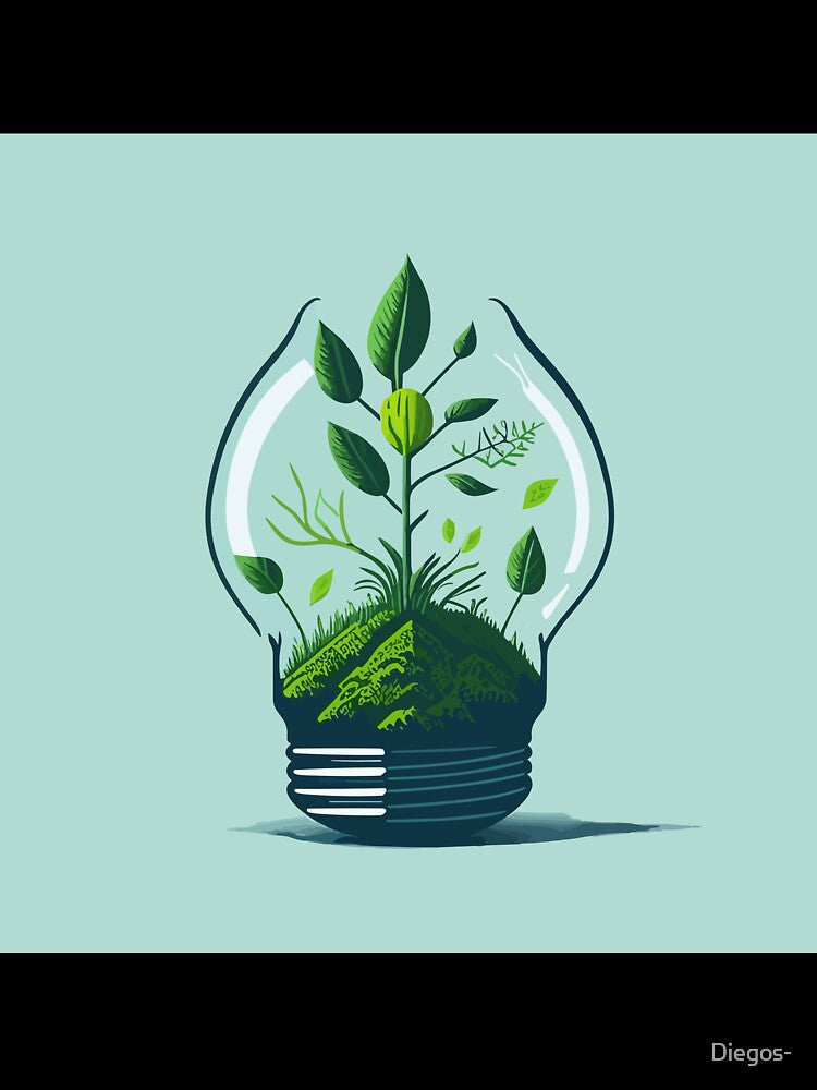 Recycle Lamp Tree - Eco-Friendly Design for a Sustainable Future by Diegos-