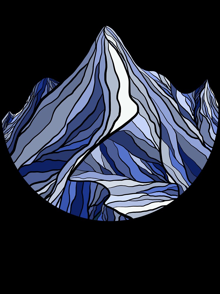 Abstract Mountain by Corrie Mick