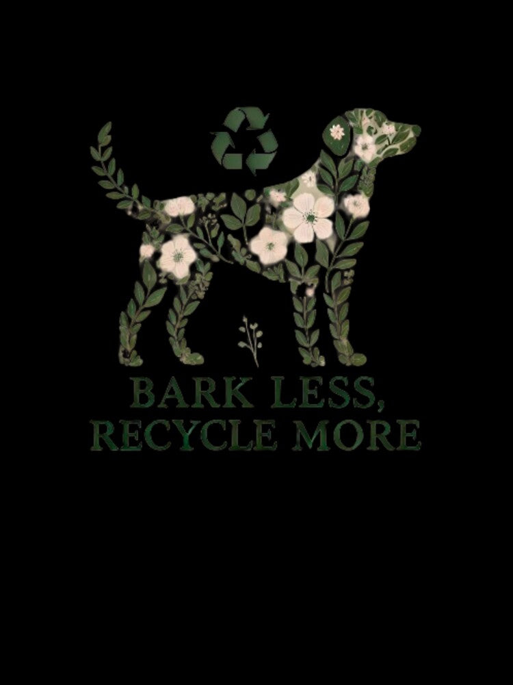 Floral Dog Design Encouraging Recycling and Sustainability by yuxin2009