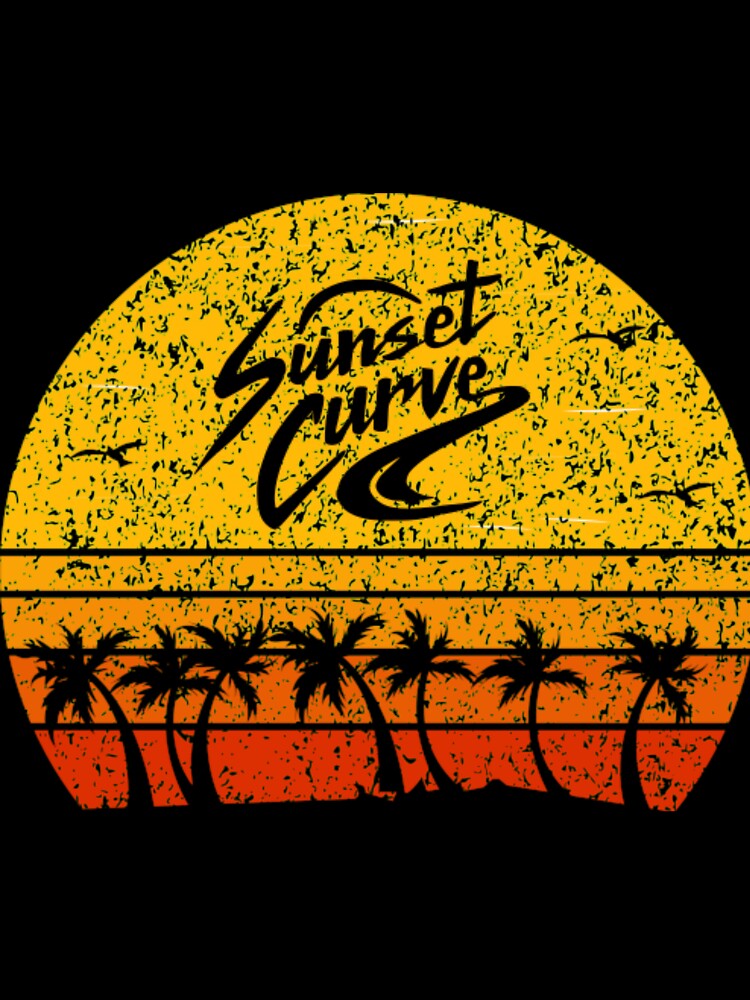 vintage retro sunset curve by HolmesMillie1