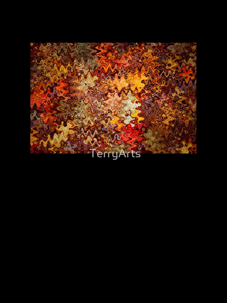 Abstract Autumn Leaves and Autumnal Hues - Colors of Autumn 9 of 12 by Beachy