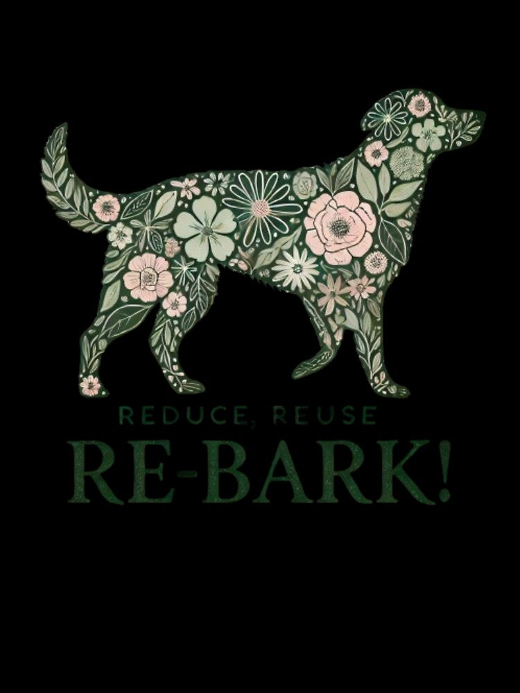 Floral Dog Design Promoting Recycling and Sustainability by yuxin2009