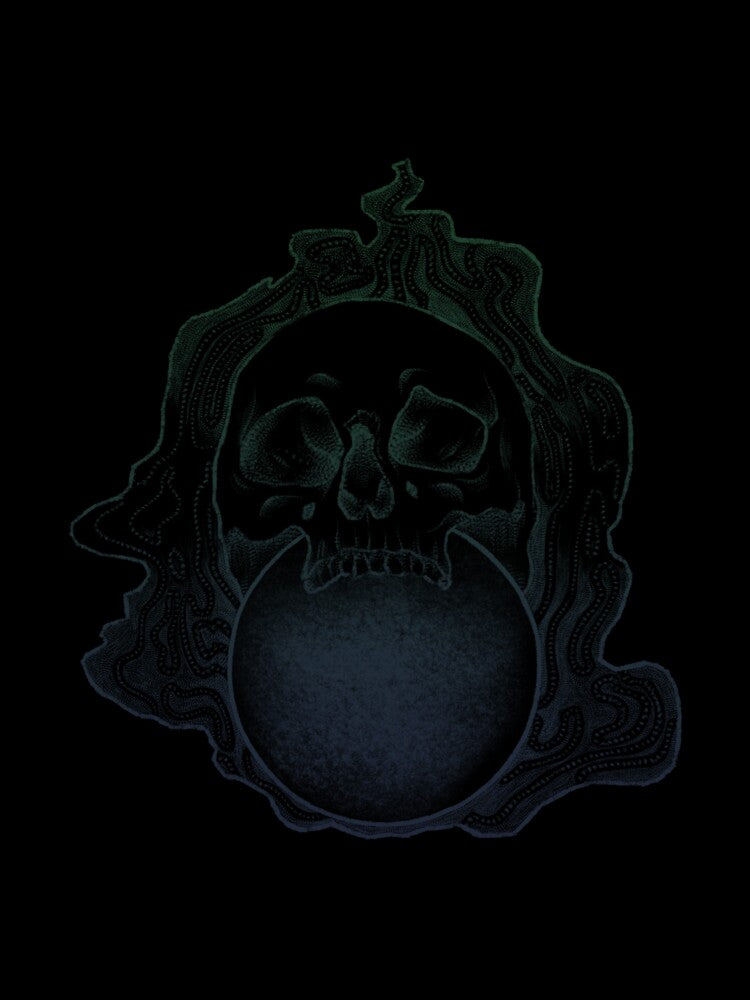 Skull and Crystal Ball (Swamp) by Karhardy
