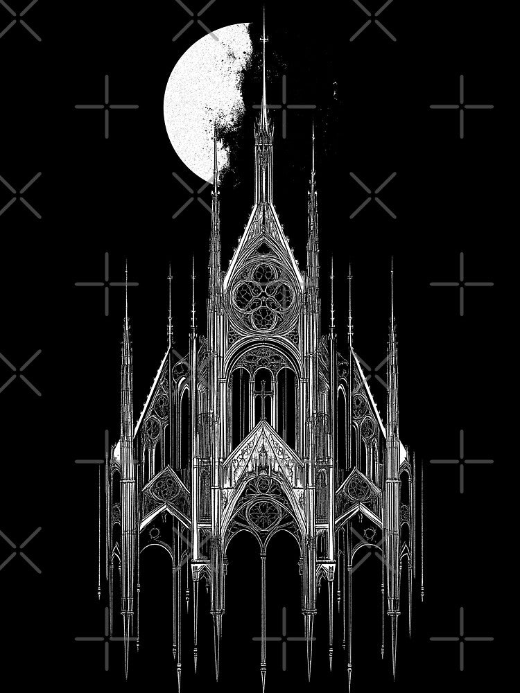 Dark Victorian Gothic Cathedral by Enyr