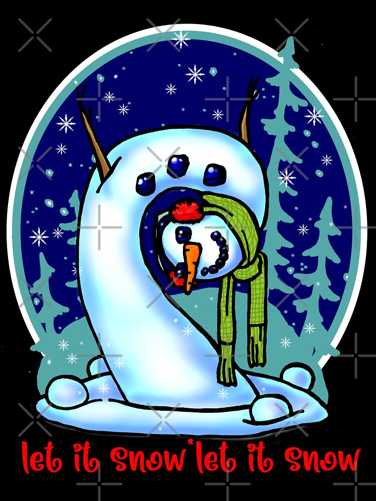 weird snowman    -15 by sandpiperstudio