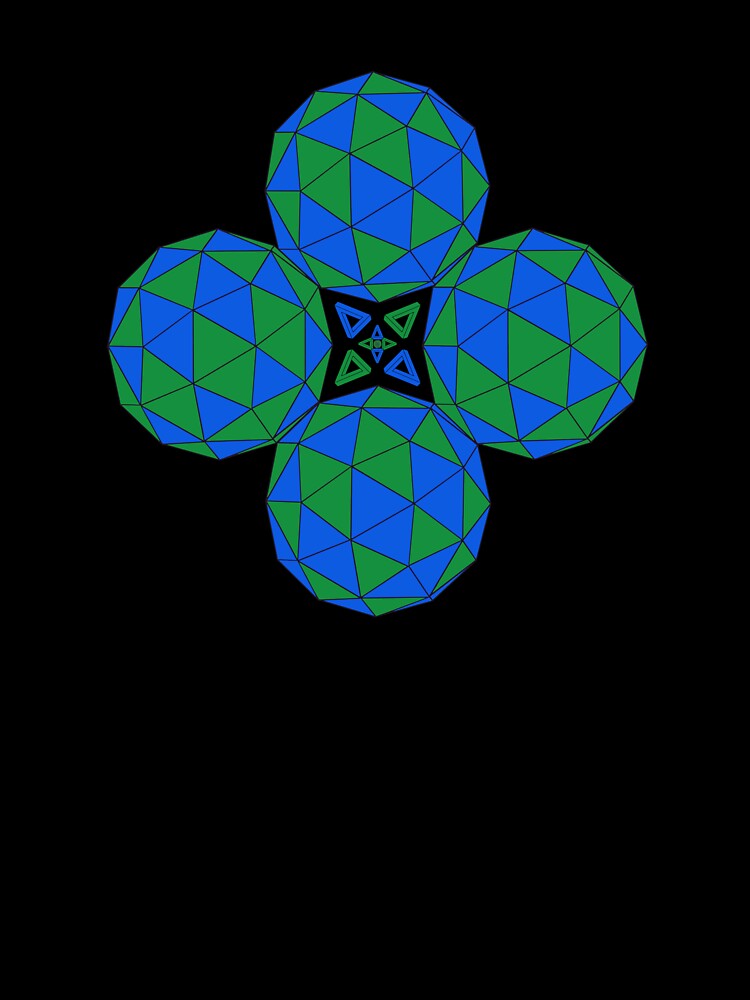 Icosahedron Star (G&B) by createVisions
