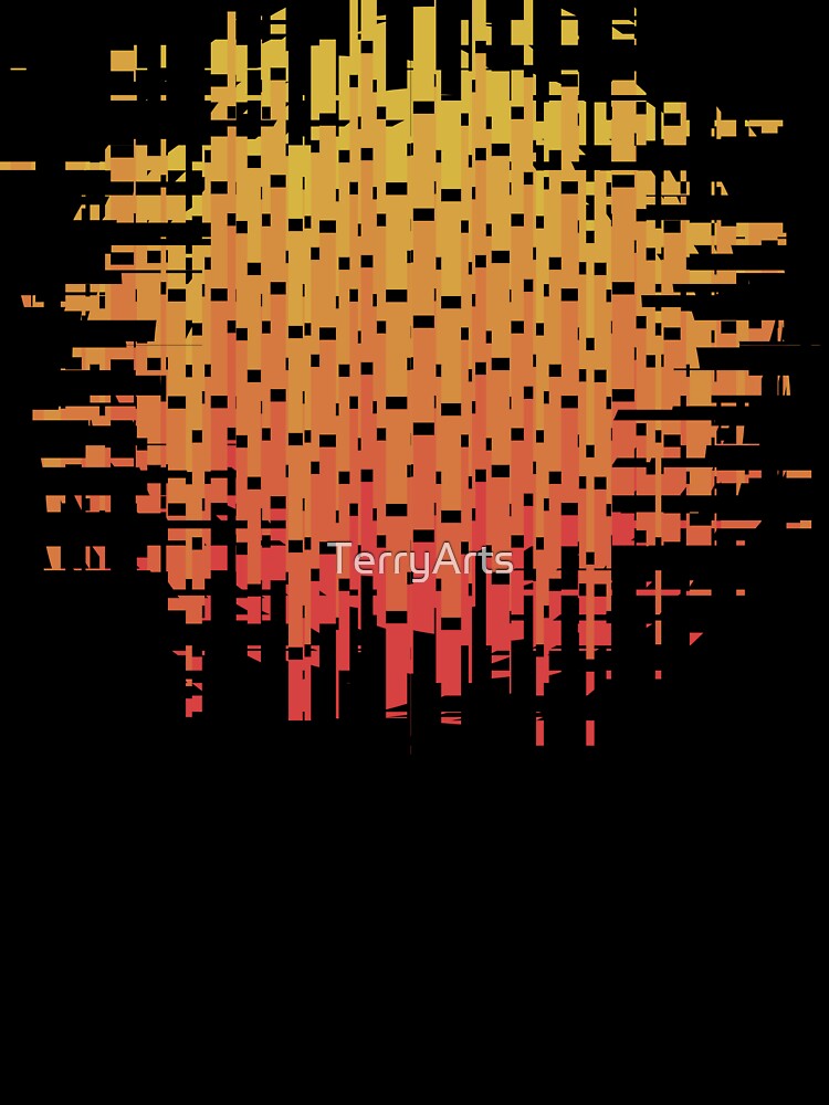 Spotty Retro Sunset Abstract Fun Sun Aesthetic - or Abstract City Lights 1 of 4 by Beachy