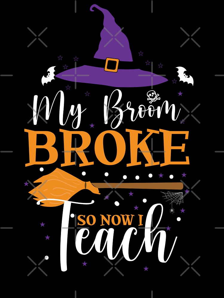 Spooky Teacher Funny Halloween T-Shirt by kdllama