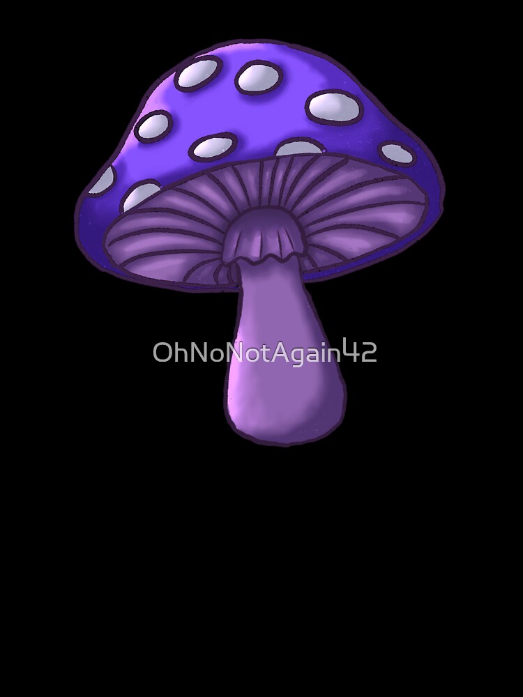 Midnight mushroom - Amanita Muscaria - dark fairytale by OhNoNotAgain42