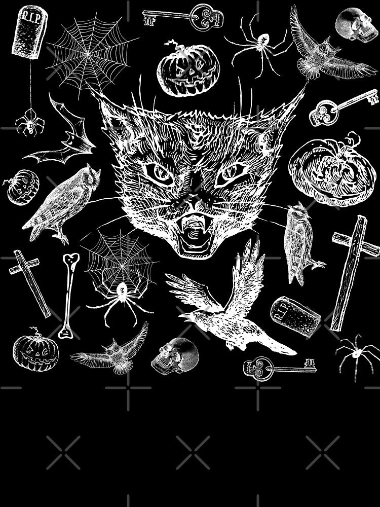 Vintage Spooky Halloween Collage by NoirOwned