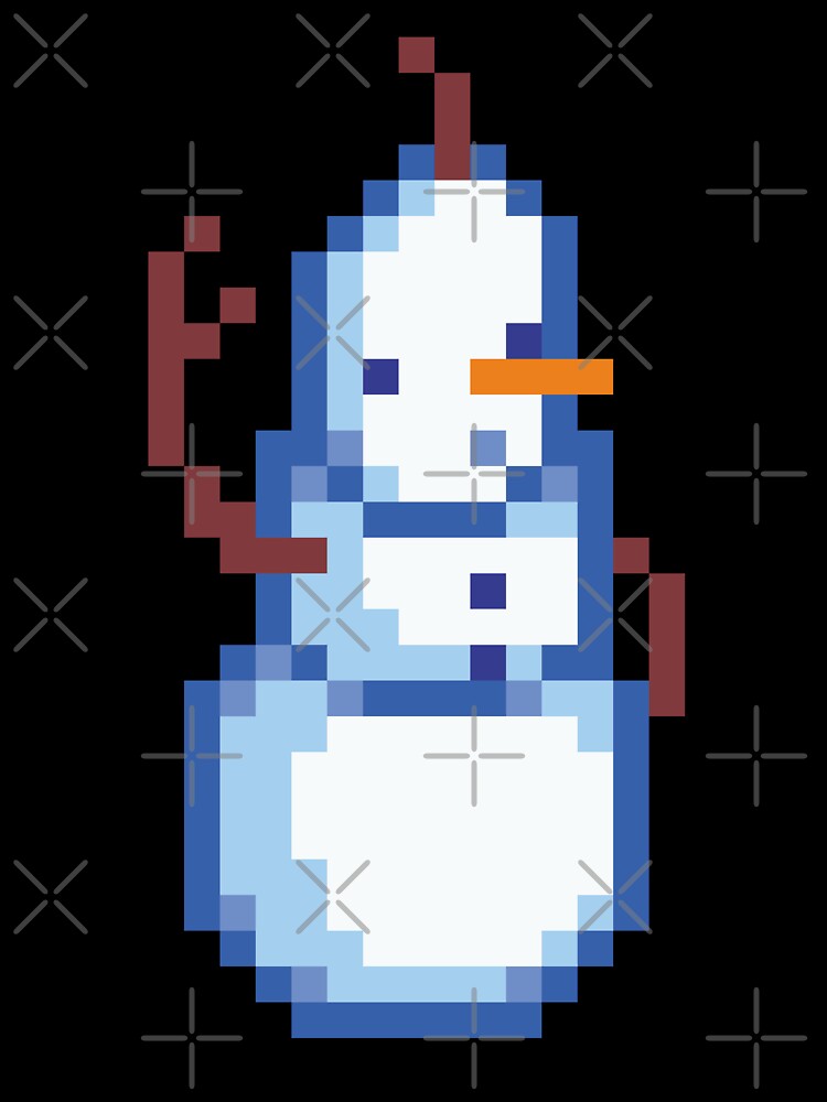 Stardew Valley Snowman Carrot Nose by aiya-pixels
