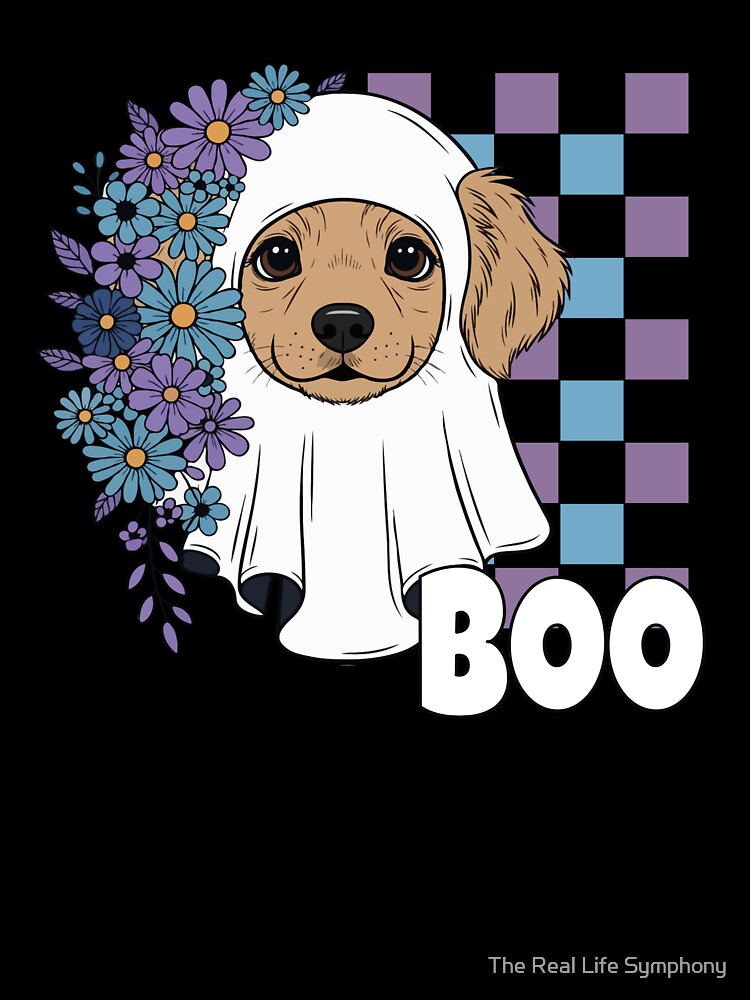 Golden Retriever Ghost Dog – Cute Halloween Boo by The Real Life Symphony