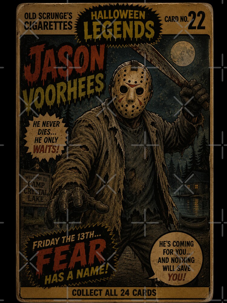 Jason Voorhees - Halloween Trading Cards by halibutgoatramb