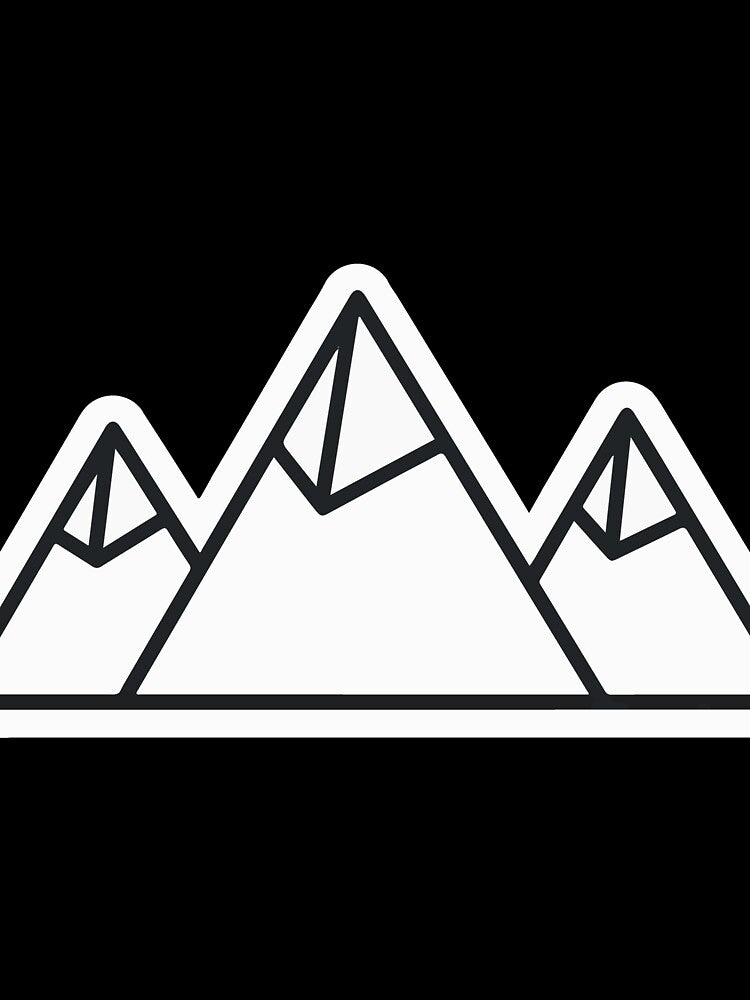 Minimalist Mountain Range by NiftyWrx