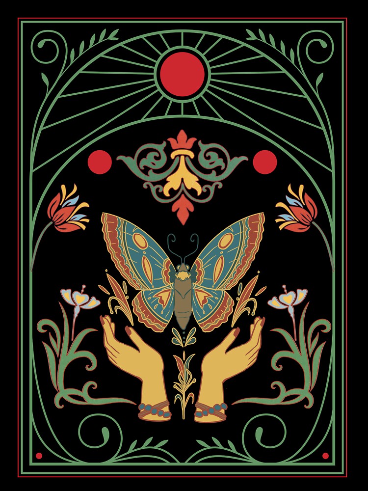 Art Nouveau Butterfly by Amandajoy333