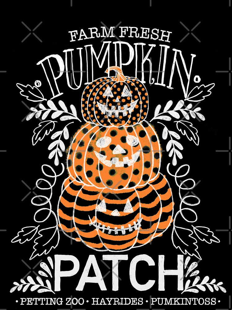 Farm fresh pumpkin patch , Halloween collection by Lillieoandco