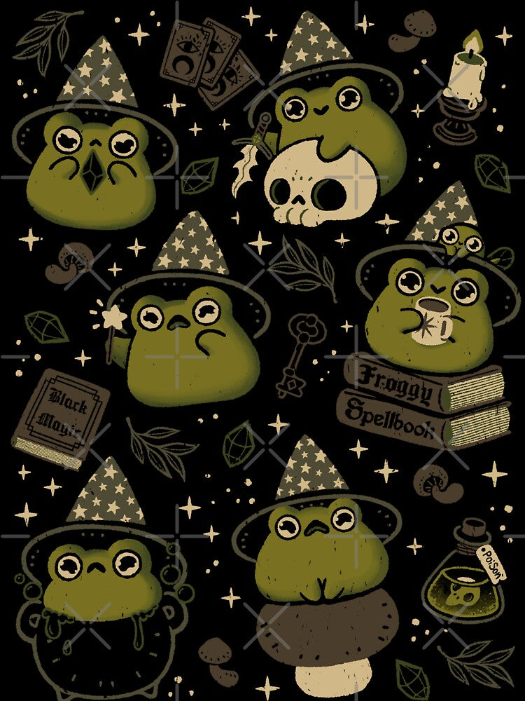 Cute Wizard Frog by xMorfina
