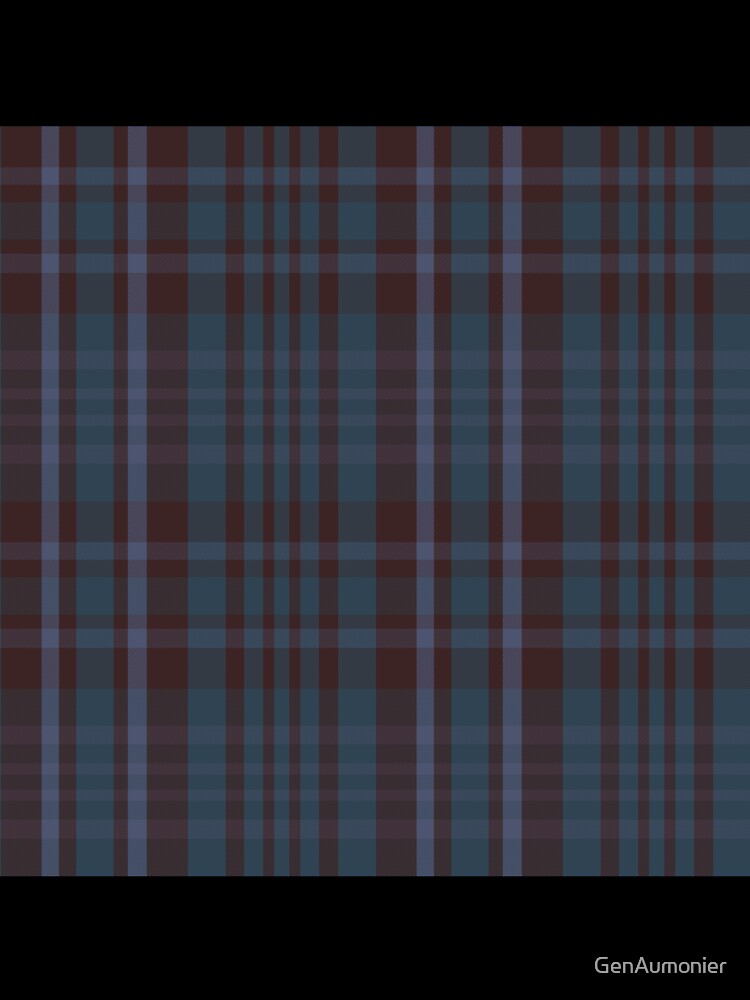 Winter Aesthetic Sorcha 2 Hand Drawn Textured Plaid Pattern by GenAumonier