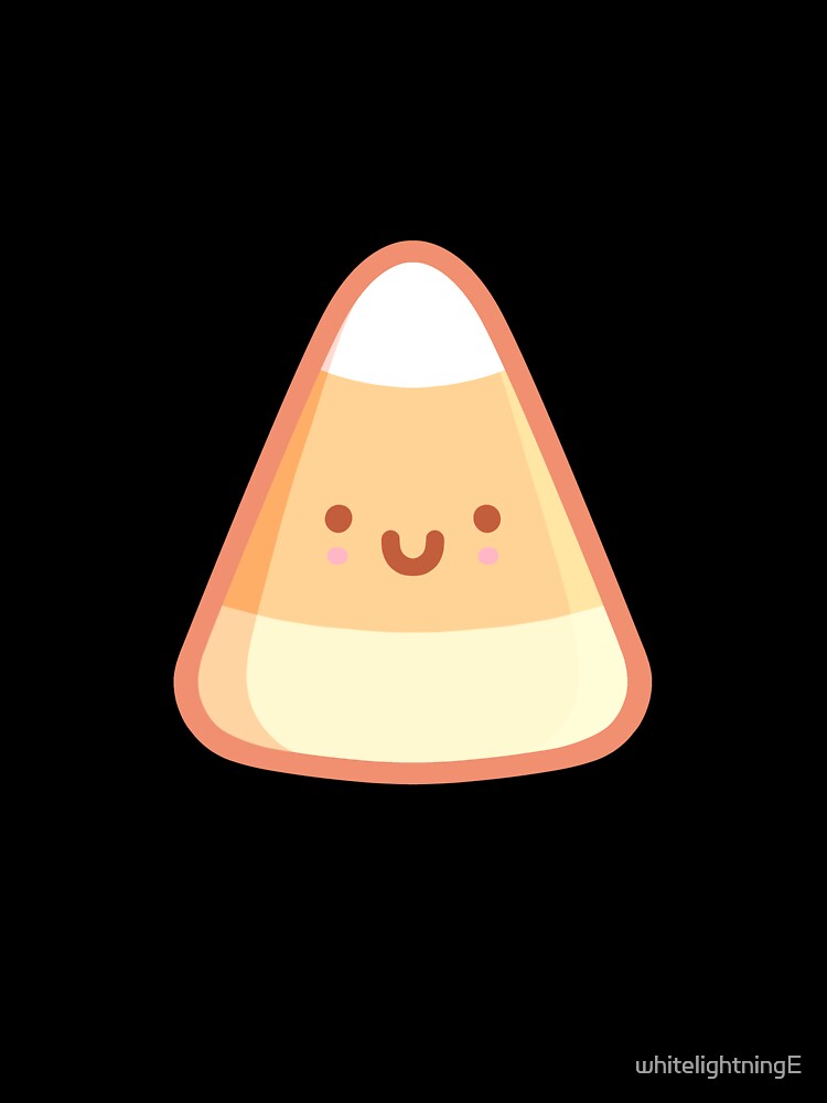 Cute Kawaii Halloween Candy Corn by whitelightningE