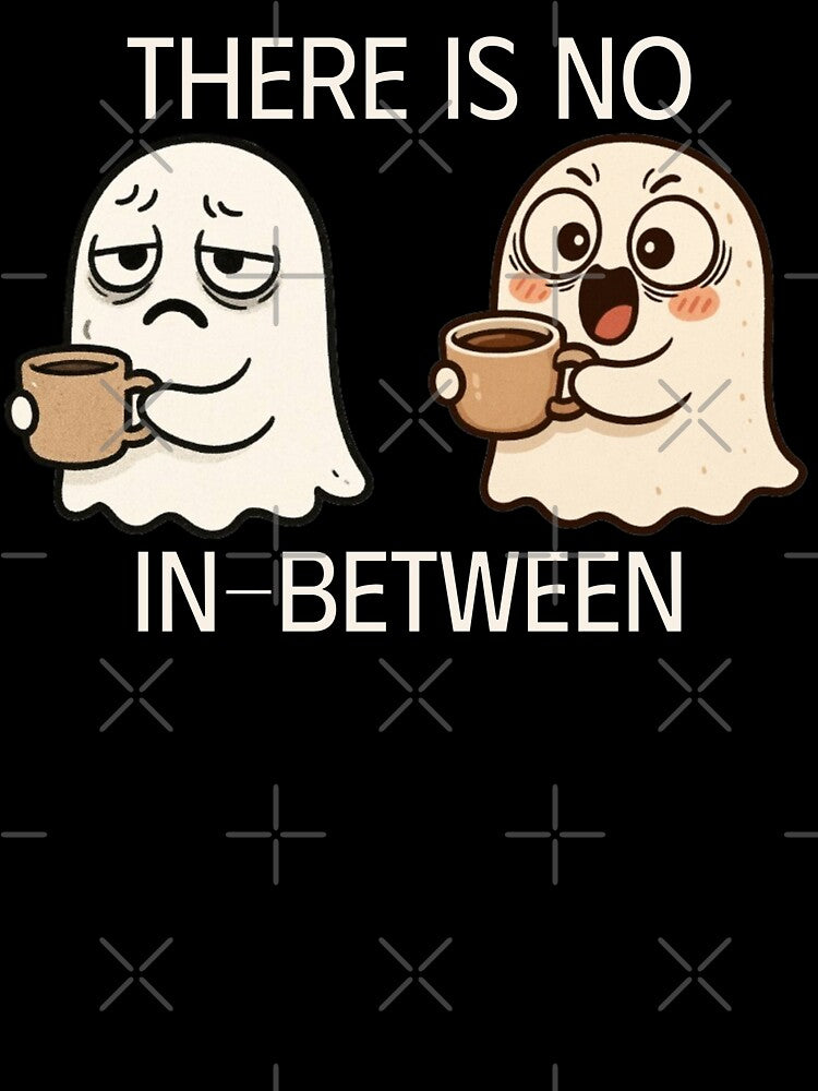 Ghost With Coffee by FrontPorchTs