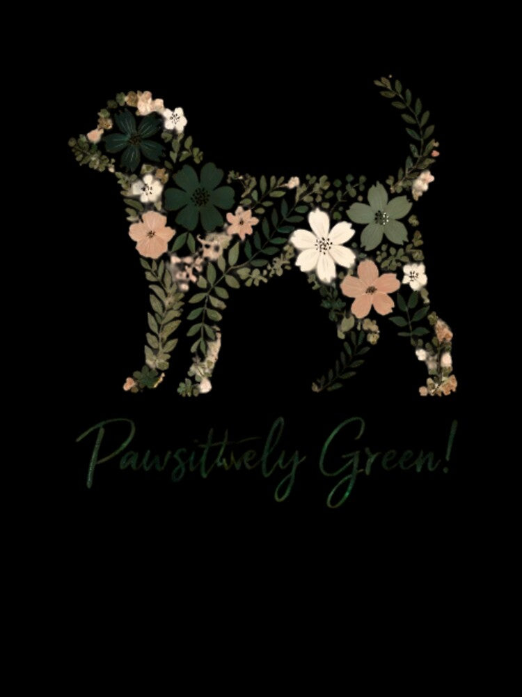 Floral Dog Design Promoting Eco-Friendly Living by yuxin2009