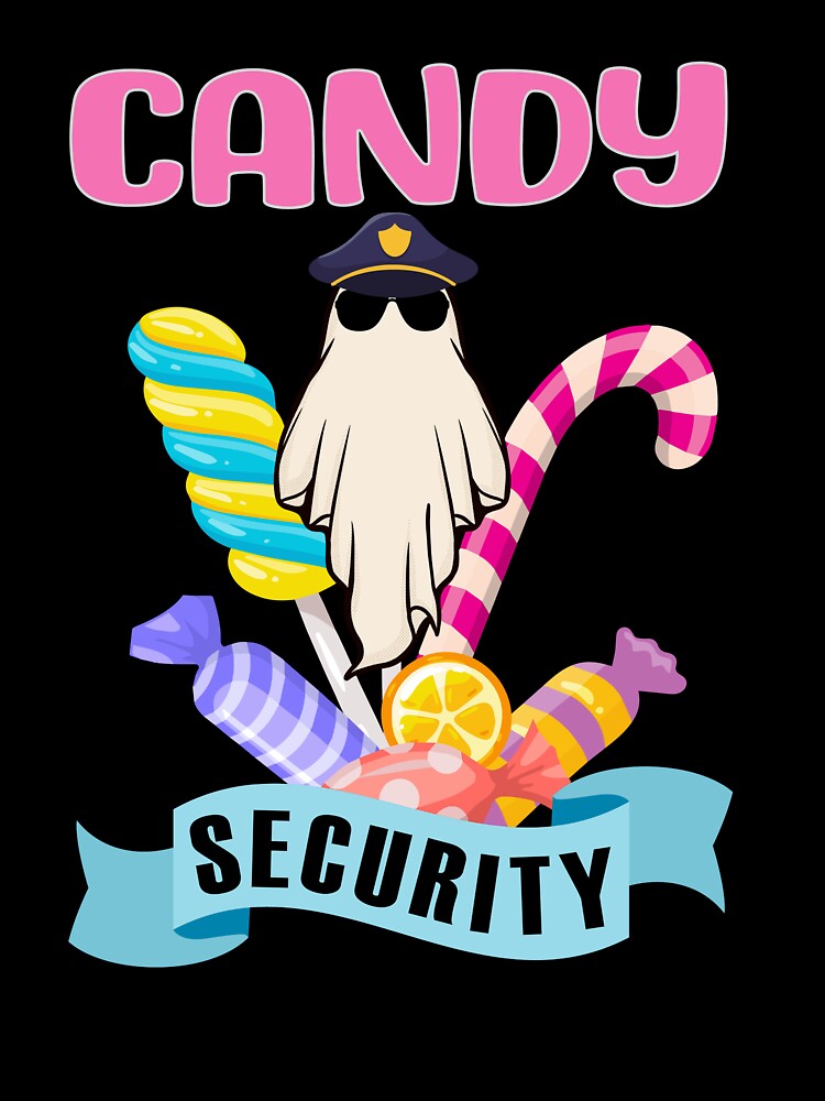 Candy Security | Funny Halloween Lollipop Candy T-Shirt by Kummy Bear Shop
