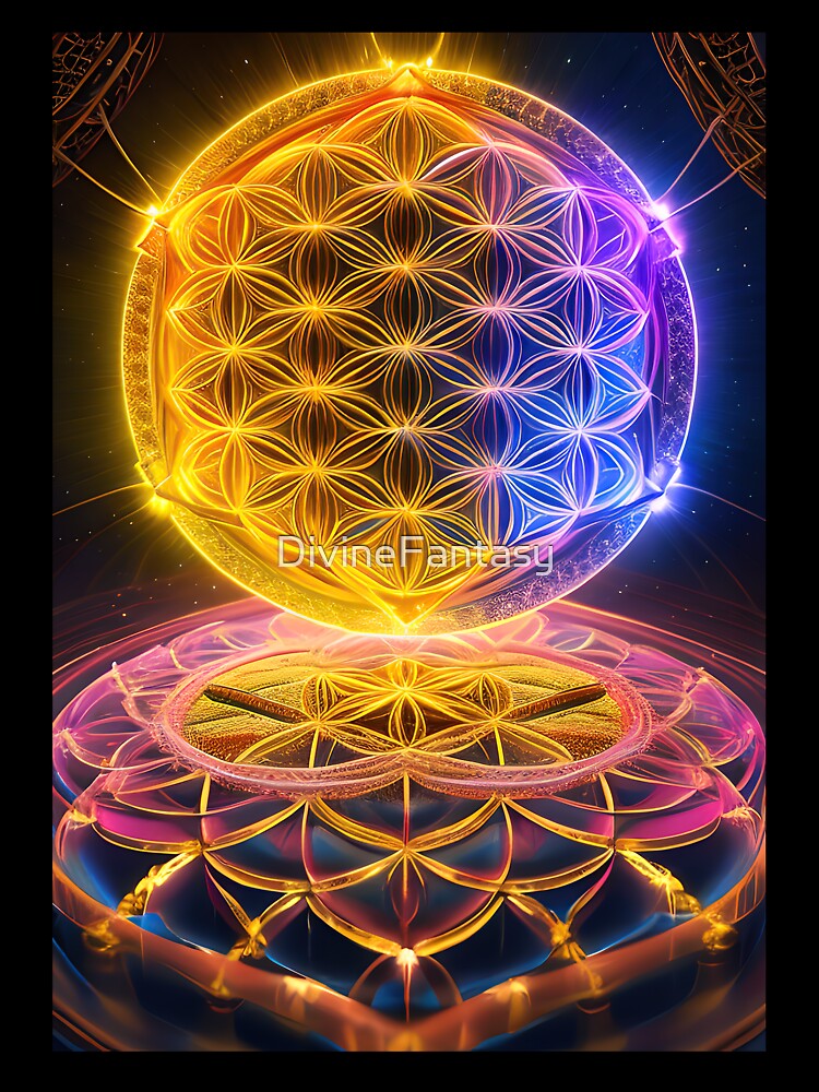 Secret geometry flower of life by DivineFantasy