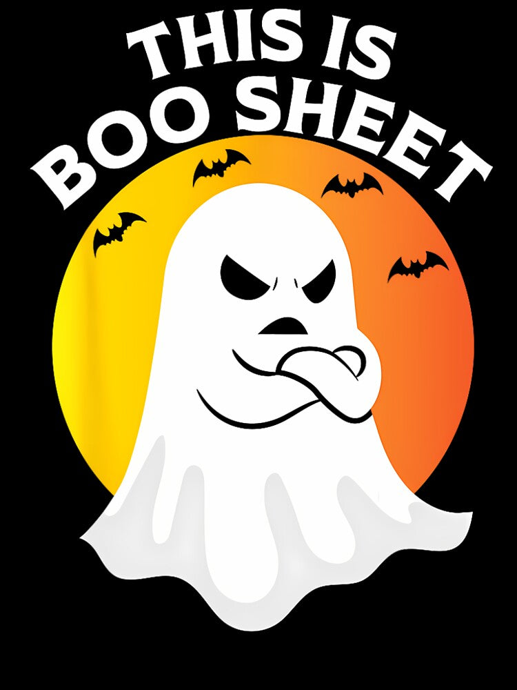 This Is Boo Sheet Ghost Retro Halloween Costume by domagomn11