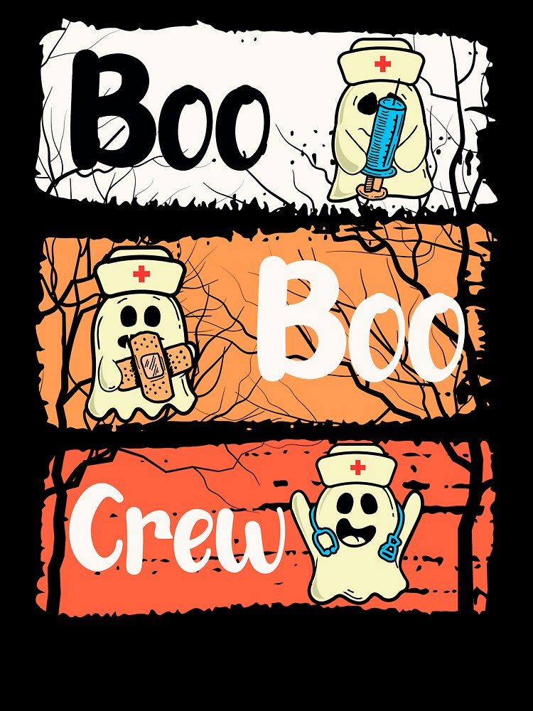 Boo Boo Crew Nurse Halloween by NessiCreates