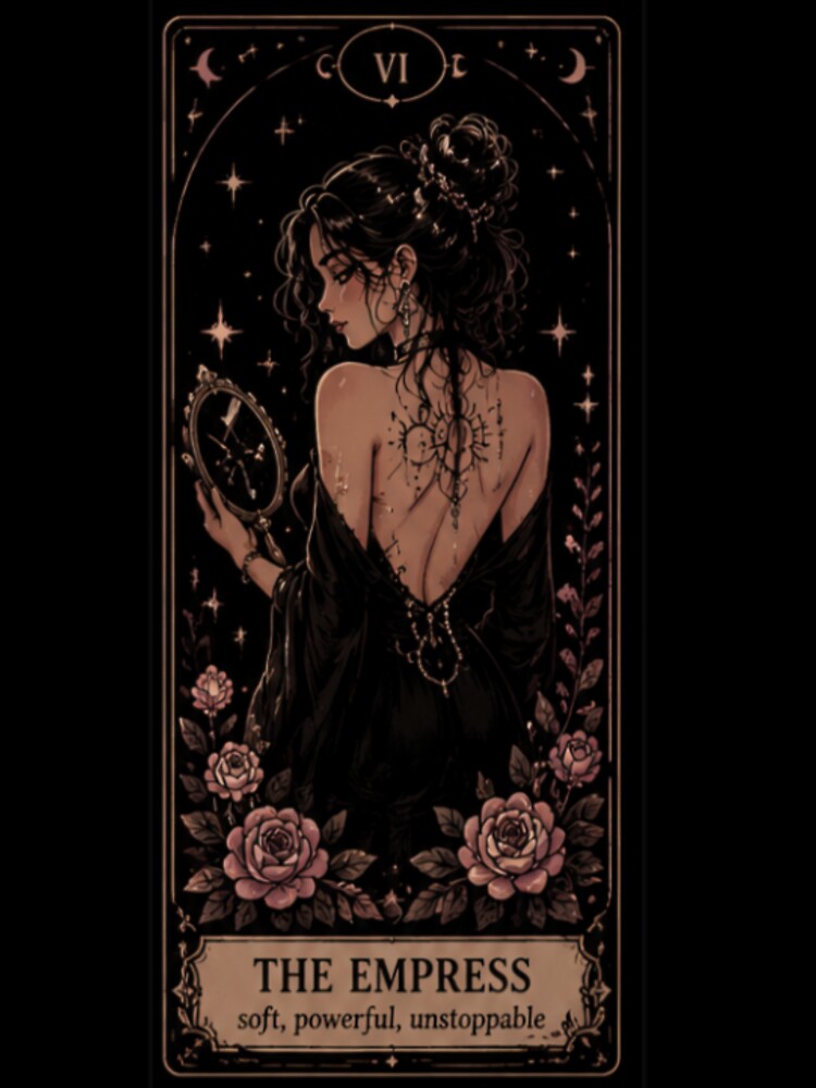 The Empress Tarot Card | Dark Feminine Celestial Aesthetic by AeraArts