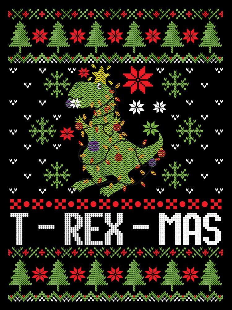 Marry Christmas Dinosaur Ugly Sweater by netdota