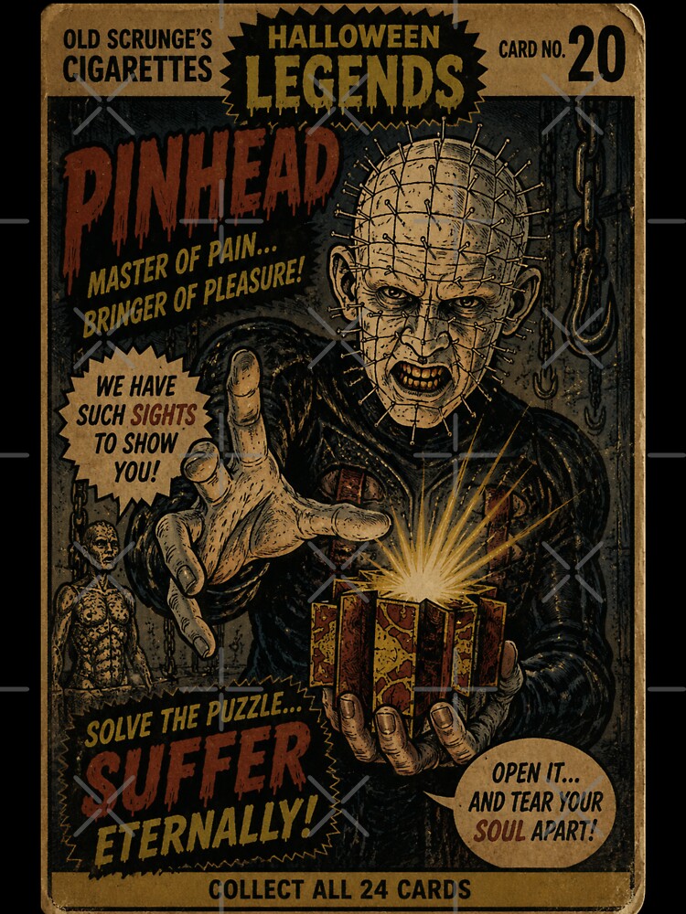Pinhead - Halloween Trading Cards by halibutgoatramb