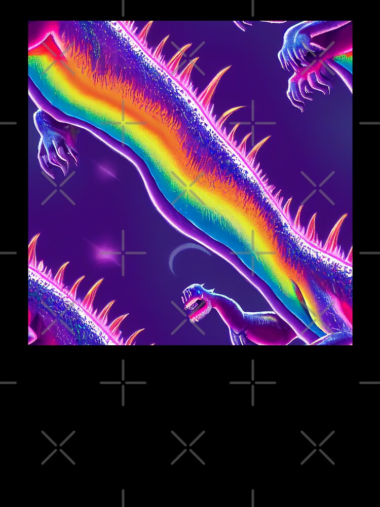 Monstrous Rainbow Pattern by SmirkingDesigns