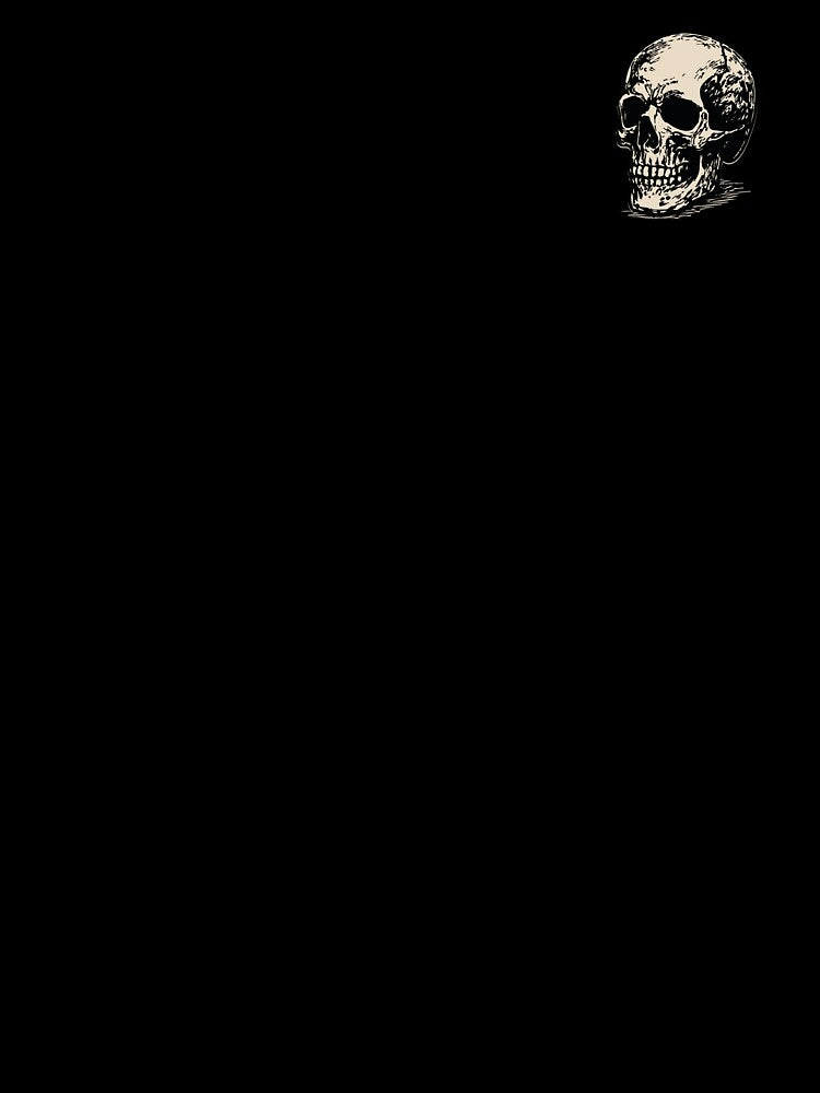 Mystic Skull – Dark Occult Illustration by Meaningco