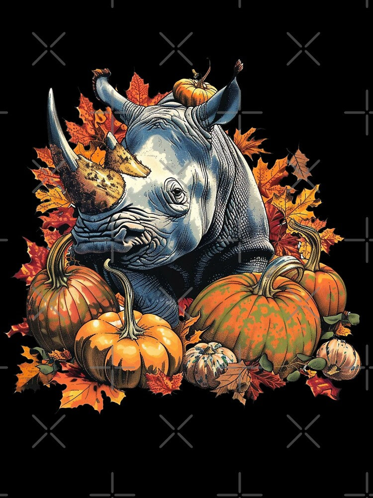 Fall Pumpkins Rhino by DigitalToast