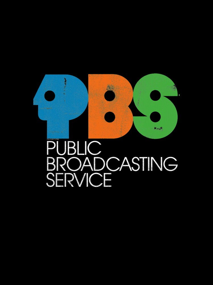 Pbs Vintage Logo Distressed by insta-tee