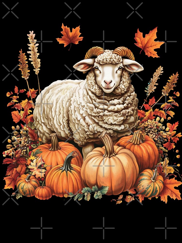 Fall Pumpkins Sheep by DigitalToast