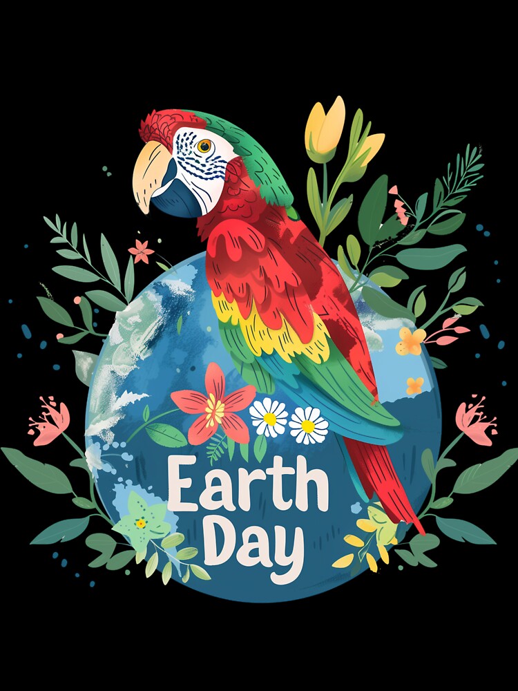 Parrot Protector - Celebrate Earth Day by VisualArtsOasis