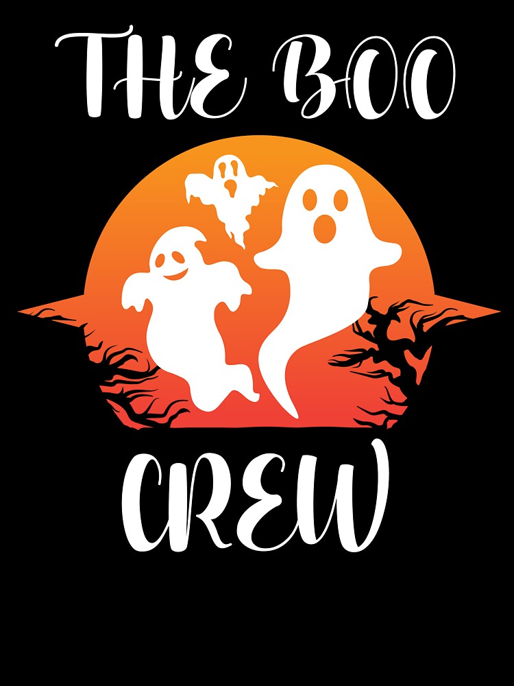The Boo Crew - Halloween Ghost Trick Treat Outfit Squad Team by SYA-Design