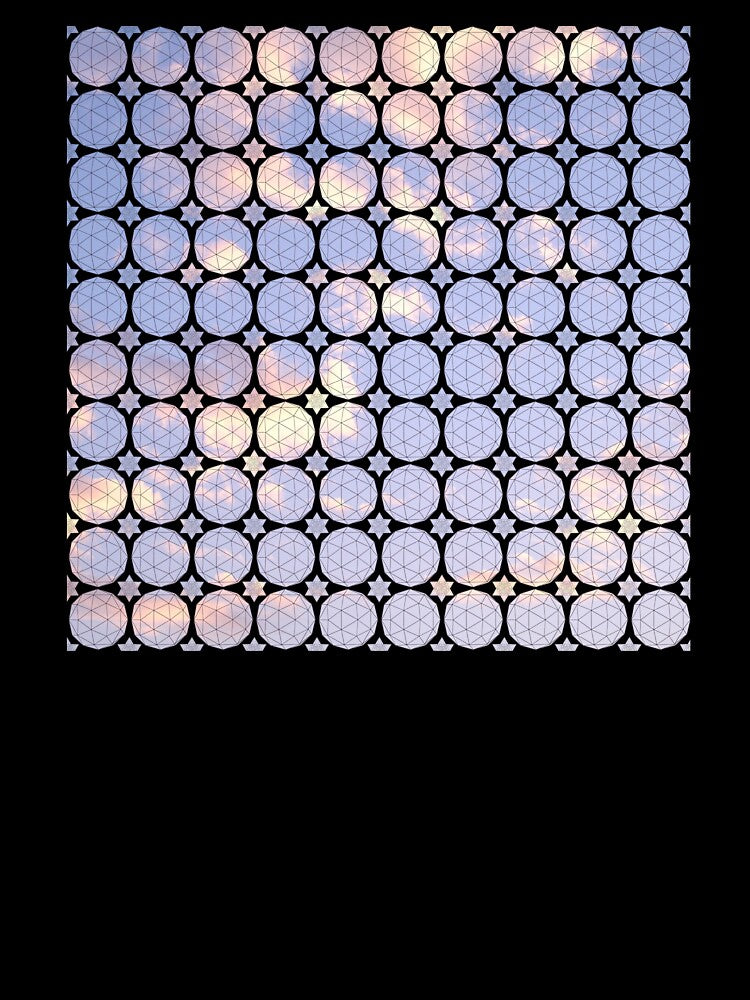 Light Sky Icosahedron&Dodecahedron Mosaic by createVisions
