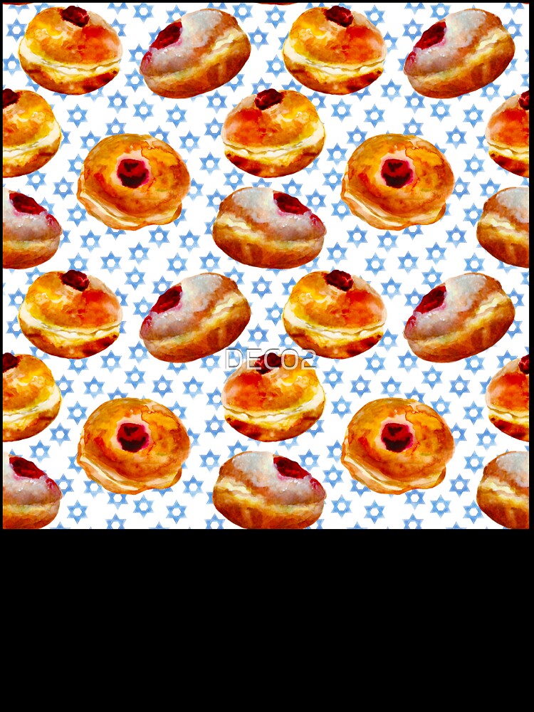 My Bubbie & Hanukkah Jelly Doughnuts Pattern (Hanukkah Sufganiyot) by DEC02
