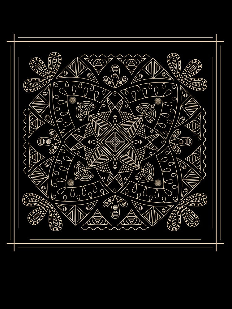 Octagon mandala pattern by ViYa1