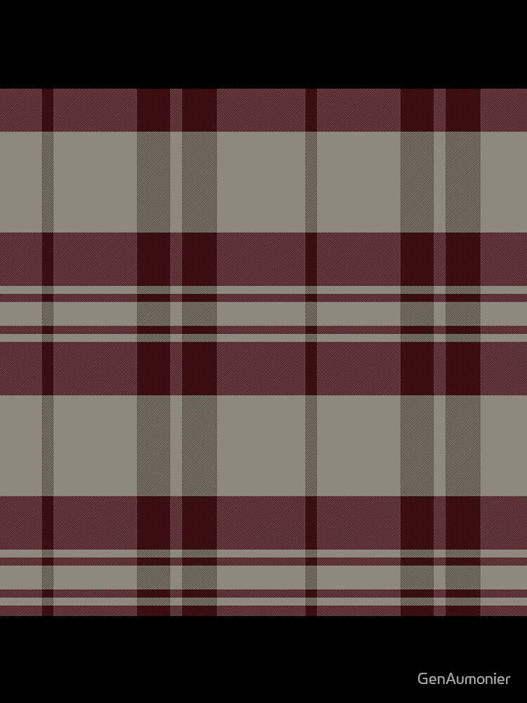 Winter Aesthetic Arable 2 Hand Drawn Textured Plaid Pattern by GenAumonier