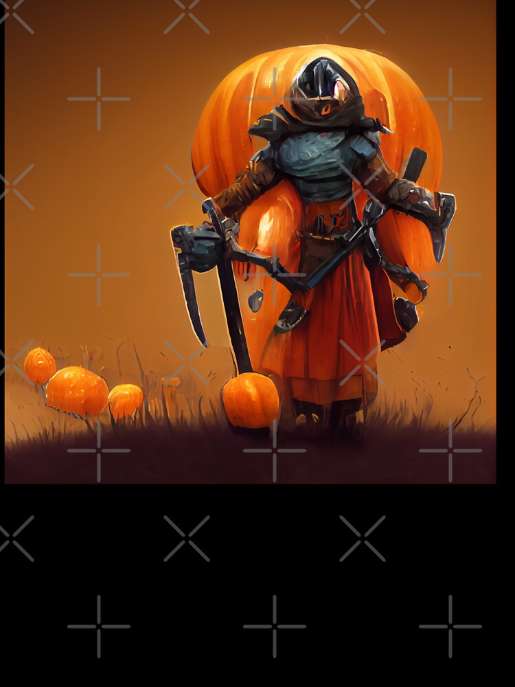 Pumpkin Warrior Holding a weapon by hassendz