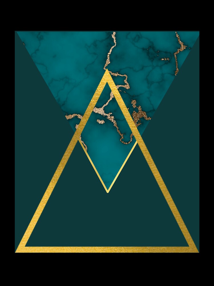 Golden Pyramid (Green Marble) Geometry by MindedInc