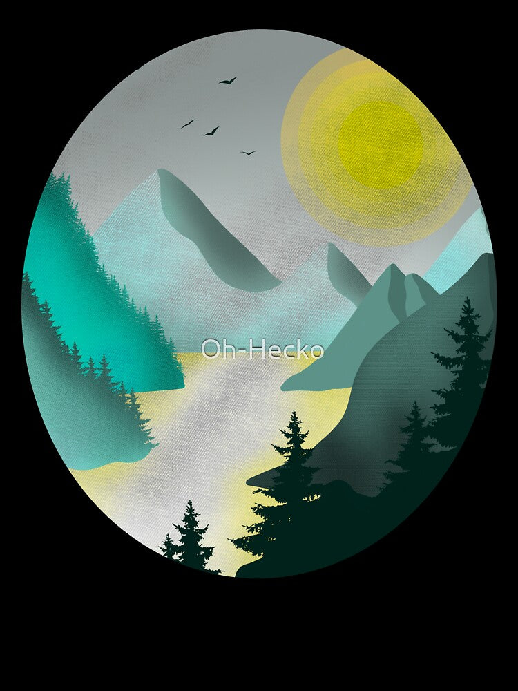 Peaceful mountain by Oh-Hecko