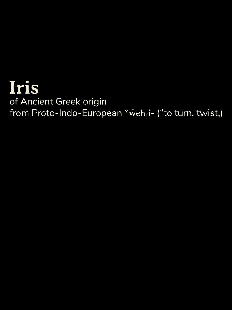 Iris name etymology by YourNameStory
