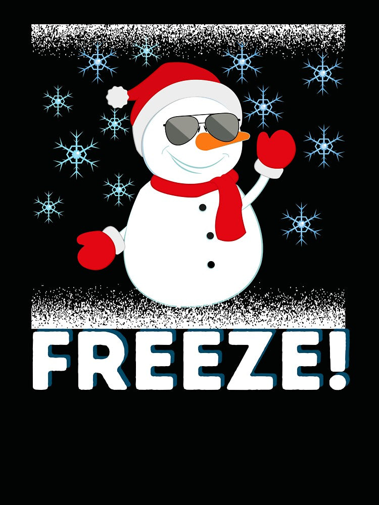Freeze Snowman Shirt Funny Snowman Gift Freeze by lou731