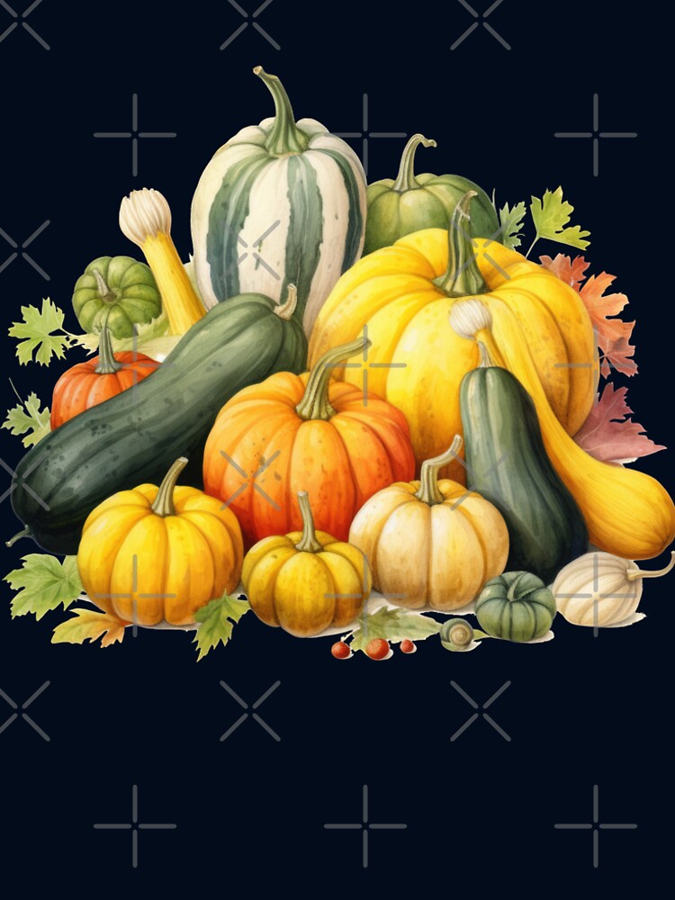 Watercolor Pumpkins illustration by ZAHARIA DANIELA