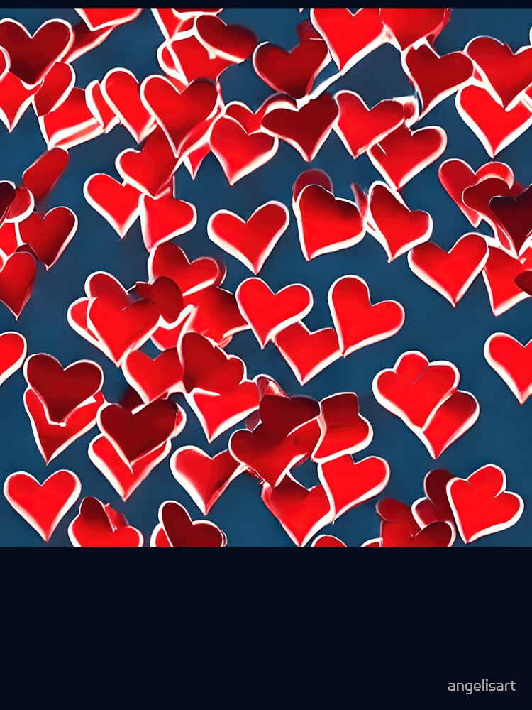 Seamless pattern of hearts No3 by angelisart